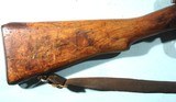 WW2 BRITISH MALTBY SMLE NO.4 MK.1 .303 CAL. INFANTRY RIFLE DATED 1943. - 7 of 11