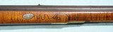VERY FINE EARLY PERCUSSION SILVER MOUNTED TIGER MAPLE VIRGINIA LONGRIFLE CIRCA LATE 1820’S. - 8 of 18