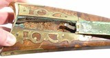 VERY FINE EARLY PERCUSSION SILVER MOUNTED TIGER MAPLE VIRGINIA LONGRIFLE CIRCA LATE 1820’S. - 15 of 18