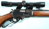 MARLIN MODEL 336 LEVER ACTION .35 REM. CAL. CARBINE CA. 1960’S W/WEAVER 4X SCOPE. - 4 of 7