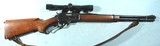 MARLIN MODEL 336 LEVER ACTION .35 REM. CAL. CARBINE CA. 1960’S W/WEAVER 4X SCOPE. - 1 of 7