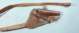 WW2 BOYT U.S. NAVY SHOULDER HOLSTER FOR THE S &W VICTORY MODEL .38 CAL. 4” REVOLVER DATED 1943. - 2 of 5