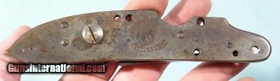 SPRINGFIELD U.S. MODEL 1795 TYPE II FLINTLOCK MUSKET LOCK DATED 1808.