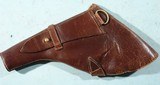 RARE BRITISH ARMY OFFICER’S WEBLEY R.I.C. NO. 1 .450 CAL. SERVICE REVOLVER HOLSTER CA. LATE 19TH. CENTURY. - 2 of 5