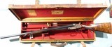 CASED J. PURDEY & SONS BEST QUALITY EJECTOR SELF-OPENING SIDELOCK 12 GA. SHOTGUN MANUFACTURED IN 1912. - 1 of 14