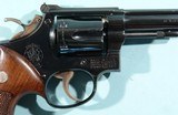 1949 SMITH & WESSON K38 OR K-38 TARGET MASTERPIECE .38 SPECIAL 6" BLUE REVOLVER. - 4 of 9