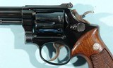 1949 SMITH & WESSON K38 OR K-38 TARGET MASTERPIECE .38 SPECIAL 6" BLUE REVOLVER. - 3 of 9