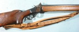 CUSTOM WINCHESTER MODEL 1885 SINGLE SHOT LOW WALL U.S. WINDER MUSKET BY WILBER HAUCK CA. 1930’S-50’S. - 3 of 11