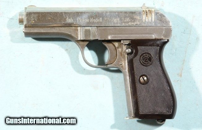 WW2 CZECH CZ FNH MODEL 27 SEMI-AUTO 7.65MM PISTOL CIRCA 1944-45. for sale