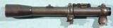 WW1 ERA VOIGHTLANDER SCOPARETTE 2 1/2 POWER 3/4” SCOPE IN CLAW MOUNTS. - 1 of 5