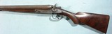 FINE PARKER BROS. GRADE 2 HAMMER DAMASCUS 10 GA. 30” SIDE X SIDE SHOTGUN CIRCA 1884. - 3 of 13