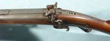 NEW YORK CITY PERCUSSION SIDE BY SIDE COMBINATION RIFLE/SHOTGUN SIGNED MOORE CIRCA 1850’S. - 7 of 8