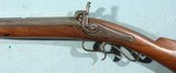 NEW YORK CITY PERCUSSION SIDE BY SIDE COMBINATION RIFLE/SHOTGUN SIGNED MOORE CIRCA 1850’S. - 6 of 8