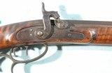 SOUTHERN PERCUSSION .45 CALIBER LONG RIFLE WITH TIGER MAPLE STOCK CA. 1850’S. - 8 of 14