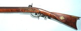 SOUTHERN PERCUSSION .45 CALIBER LONG RIFLE WITH TIGER MAPLE STOCK CA. 1850’S. - 3 of 14