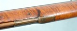SOUTHERN PERCUSSION .45 CALIBER LONG RIFLE WITH TIGER MAPLE STOCK CA. 1850’S. - 13 of 14