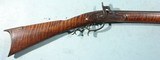 SOUTHERN PERCUSSION .45 CALIBER LONG RIFLE WITH TIGER MAPLE STOCK CA. 1850’S. - 4 of 14