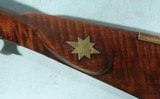 SOUTHERN PERCUSSION .45 CALIBER LONG RIFLE WITH TIGER MAPLE STOCK CA. 1850’S. - 12 of 14