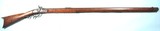 SOUTHERN PERCUSSION .45 CALIBER LONG RIFLE WITH TIGER MAPLE STOCK CA. 1850’S. - 1 of 14