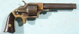 CIVIL WAR ERA MERWIN & BRAY PLANTS (PLANT'S)PATENT .42 CAL. CUP PRIMED FRONT LOADING BRASS FRAME ARMY REVOLVER CIRCA 1860’S. - 1 of 10