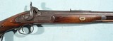 BRITISH GODDARD & CO. LONDON PERCUSSION .47 CALIBER HALF STOCK STALKING RIFLE CA. 1850’S. - 4 of 14