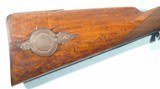 BRITISH GODDARD & CO. LONDON PERCUSSION .47 CALIBER HALF STOCK STALKING RIFLE CA. 1850’S. - 5 of 14