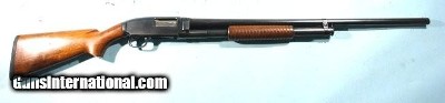 PRE-WW2 WINCHESTER MODEL 12 PUMP 12 GAUGE 28” MODIFIED SHOTGUN CIRCA 1941.