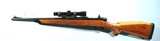 REMINGTON MODEL 660 BOLT ACTION .350 REM. MAG. CAL. CARBINE CIRCA 1970 WITH LEUPOLD M8-2X SCOPE. - 2 of 6