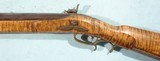 WEST VIRGINIA PERCUSSION .36 CAL. BENCHREST RIFLE SIGNED C. W. HORNBY CIRCA LATE 1860’S-1870’S. - 7 of 13