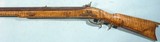WEST VIRGINIA PERCUSSION .36 CAL. BENCHREST RIFLE SIGNED C. W. HORNBY CIRCA LATE 1860’S-1870’S. - 3 of 13