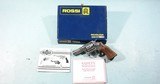 ROSSI MODEL 84 STAINLESS .38 SPL.CAL. 6 SHOT 3” REVOLVER IN ORIG. BOX CIRCA 1990. - 1 of 5