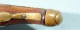 EXCELLENT NAPOLEONIC WARS IMPERIAL RUSSIAN TULA ARSENAL PATTERN 1809 FLINTLOCK SERVICE PISTOL DATED 1813. - 8 of 12