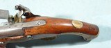 EXCELLENT NAPOLEONIC WARS IMPERIAL RUSSIAN TULA ARSENAL PATTERN 1809 FLINTLOCK SERVICE PISTOL DATED 1813. - 10 of 12