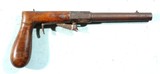 NEW ENGLAND STYLE UNDER-HAMMER PERCUSSION BOOT PISTOL SIGNED FAERBER BREMEN CIRCA 1850. - 2 of 5