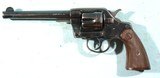 COLT COMMERCIAL MODEL 1896 NEW ARMY & NAVY D.A. 38 LONG COLT CAL. REVOLVER CA. 1899 W/ M1909 HOLSTER. - 3 of 10