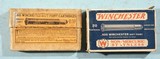 TWO BOXES (20 EA.) EARLY WINCHESTER .405 WIN. CARTRIDGES OR AMMUNITION (AMMO) CIRCA EARLY 1900’S.