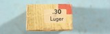 FULL BOX OF VINTAGE NORMA .30 LUGER (7.65) CARTRIDGES OR AMMUNITION. - 3 of 7