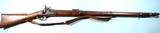 CIVIL WAR ENFIELD STYLE SPANISH CONTRACT MODEL 1857 OR P1857 PERC. THREE BAND RIFLE MUSKET, DATED 1864. - 2 of 9
