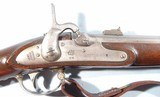 EXCELLENT CIVIL WAR SPRINGFIELD U.S. MODEL 1816 H&P CONVERSION RIFLED MUSKET FOR NEW JERSEY DATED 1861. - 2 of 10
