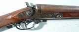 EARLY PARKER HAMMER LIFTER FIELD GRADE SIDE LOCK 12 GAUGE DAMASCUS SHOTGUN MFG. LATE 1870’s. - 1 of 13