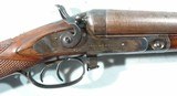 EARLY PARKER HAMMER LIFTER FIELD GRADE SIDE LOCK 12 GAUGE DAMASCUS SHOTGUN MFG. LATE 1870’s. - 13 of 13