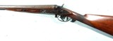 EARLY PARKER HAMMER LIFTER FIELD GRADE SIDE LOCK 12 GAUGE DAMASCUS SHOTGUN MFG. LATE 1870’s. - 5 of 13