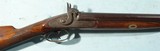 CIVIL WAR PERIOD PERCUSSION DBL HAMMER 10GA. SHOTGUN WITH BIRMINGHAM PROOFS BY R. HUGHES. - 1 of 6