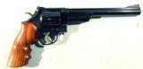 CASED 1975 SMITH & WESSON MODEL 29 2 OR 29-2 .44 MAGNUM 8 3/8" BLUE REVOLVER. - 4 of 6