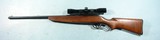 MARLIN MODEL 56 .22LR LEVER ACTION MICRO GROOVE RIFLE W/ SCOPE, CIRCA 1950'S. - 2 of 4