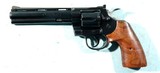 1977 COLT PYTHON .357 MAGNUM 6" BLUE REVOLVER. - 2 of 4
