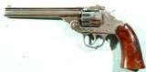 IVER JOHNSON .22S,L,LR DOUBLE ACTION SUPERSHOT SEALED EIGHT 6” TARGET REVOLVER CA. 1930’S. - 1 of 8
