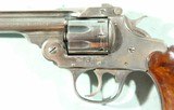 IVER JOHNSON .22S,L,LR DOUBLE ACTION SUPERSHOT SEALED EIGHT 6” TARGET REVOLVER CA. 1930’S. - 8 of 8