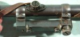 RARE GRIFFIN & HOWE WINDAGE MICROMETER SIDE MOUNT WITH ZIESS ZIELKLEIN 2 1/2 POWER SCOPE WITH THE ORIGINAL ZEISS LEATHER SCOPE CAPS CIRCA 1930’S. - 3 of 10