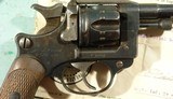 WW2 FRENCH ST. ETIENNE MODEL 1892/21 D.A. 8MM ORDNANCE REVOLVER W/HOLSTER AND 92ND CAVALRY RECONNAISSANCE SQUADRON CAPTURE PAPERS. - 5 of 12
